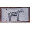 11-1/2"x5-1/2" Horse Auto Tag